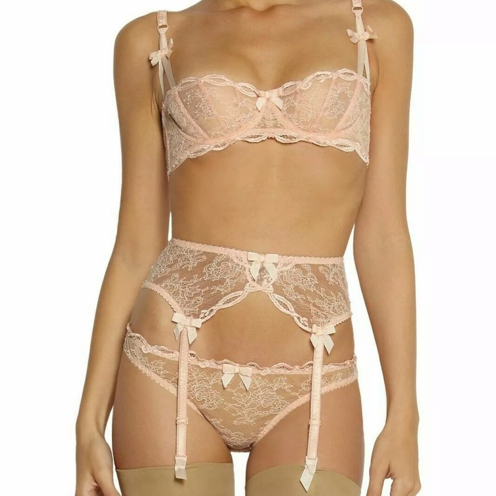 Agent Provocateur Peach Love FULL SET 32D/2/2